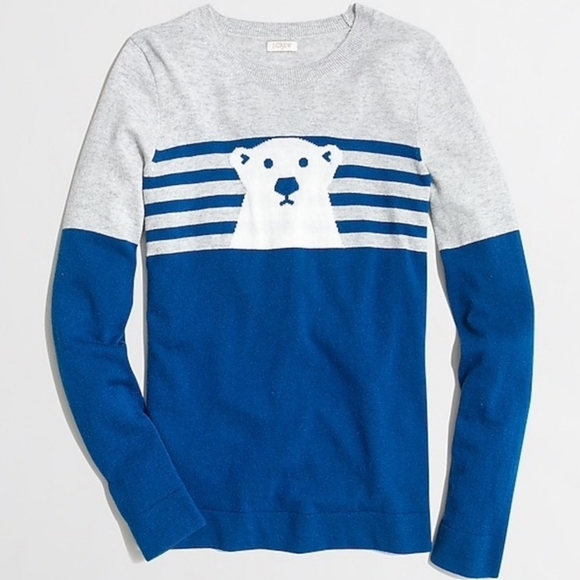 J. Crew Factory Sweaters - J. Crew Factory Intarsia Polar Bear Sweater Sm NWT